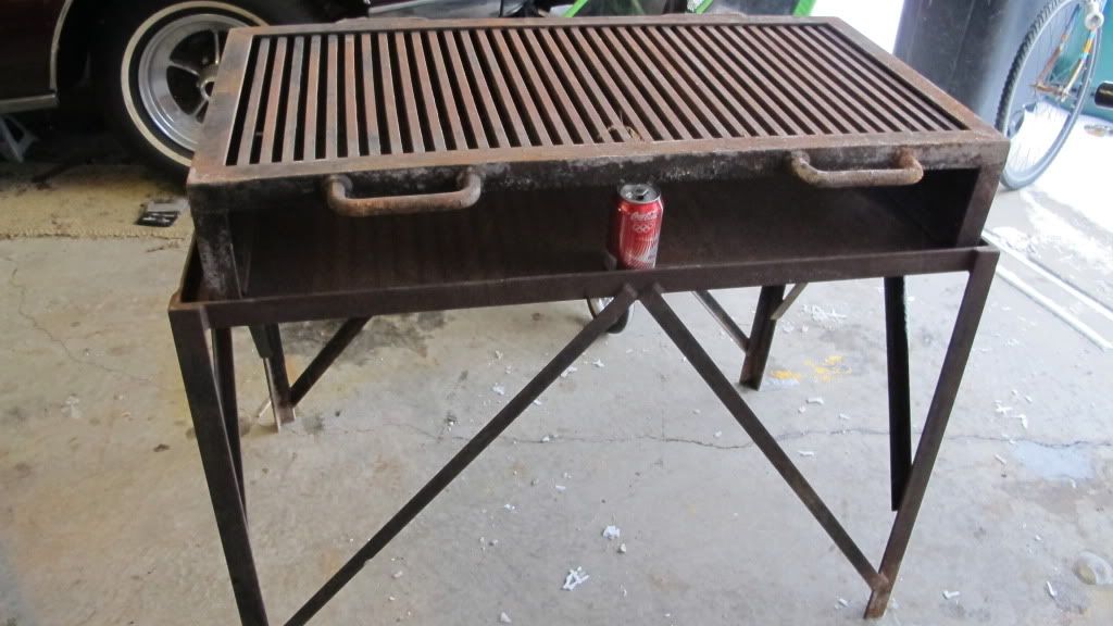 Craigslist score, old school 2'x4' charcoal grill insights welocme